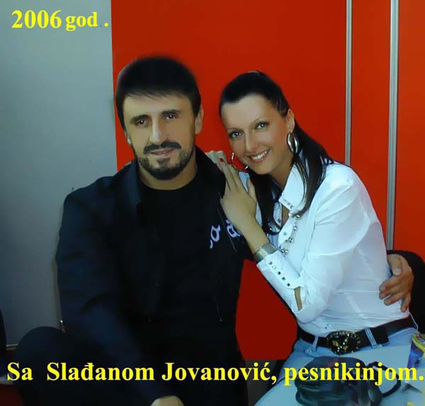 Sa Slađanom Jovanović, pesnikinjom