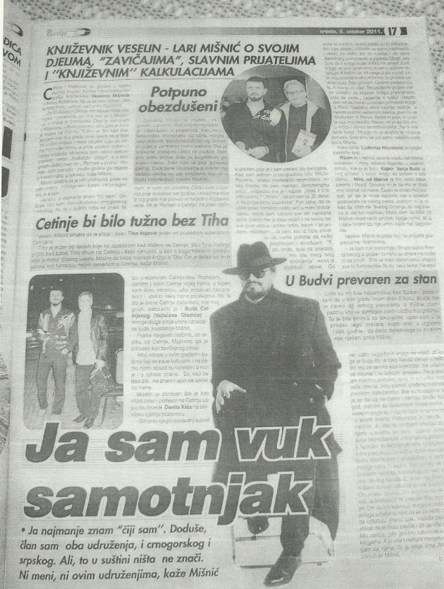 Ja sam  vuk samotnjak