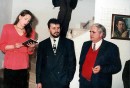 Gordana Bjelogrlić, kustos, Zdravko Gagović, slikar 